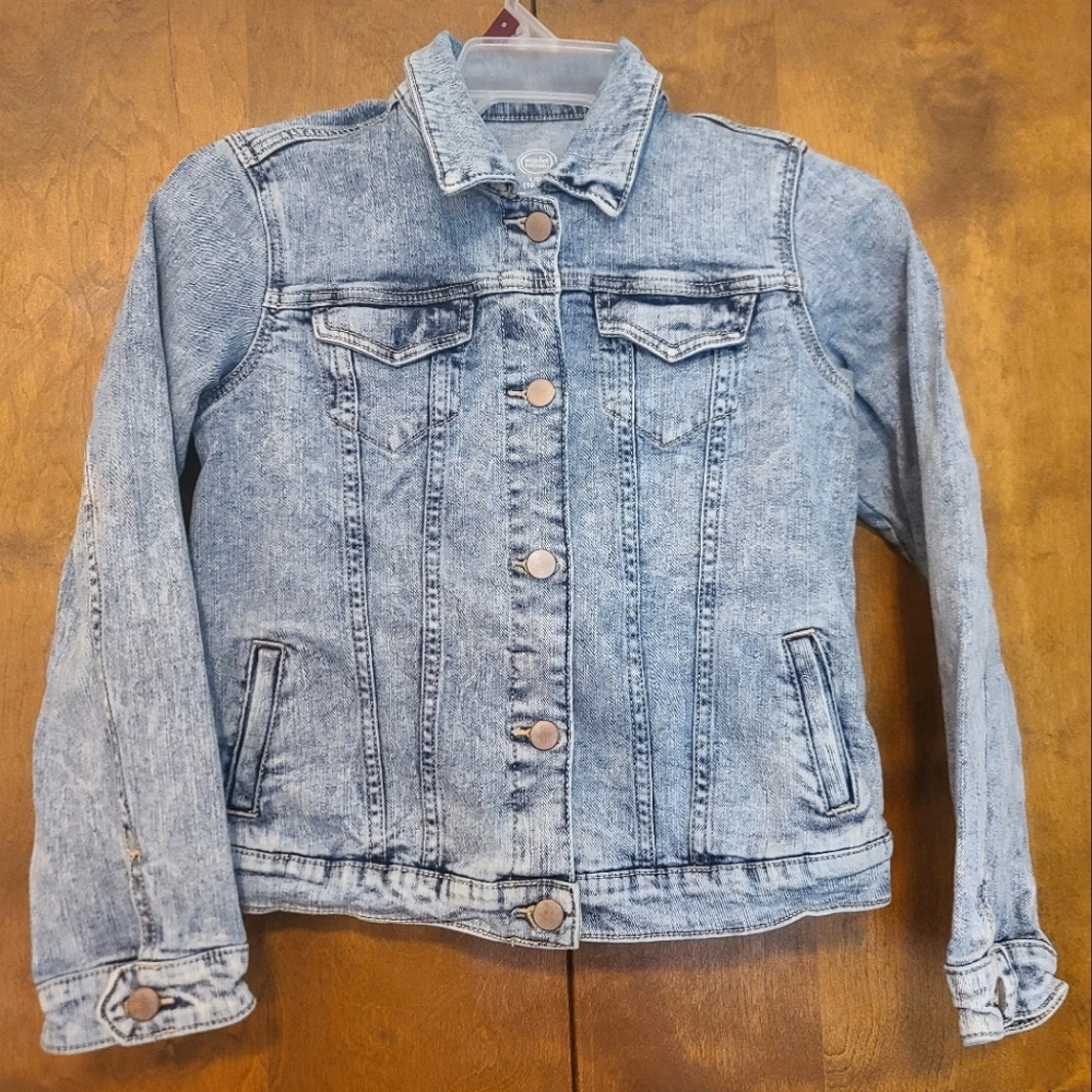 Wonder Nation Blue Jean Jacket Size Large 10-12